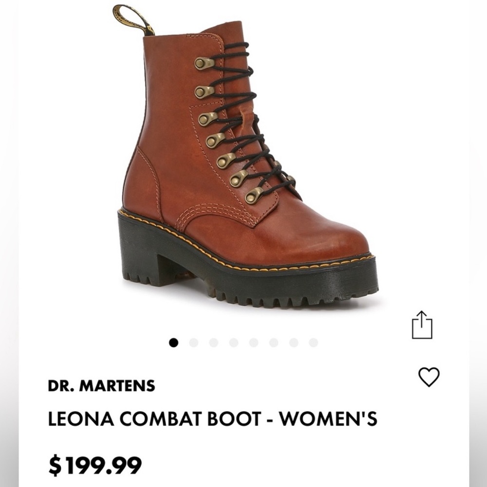 Dr. Martens Leona brown woman’s boot